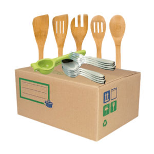 Mudanza CAJA UTENCILIOS COCINA