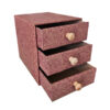 Cajonera carton morada